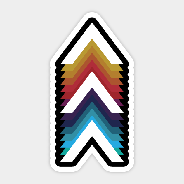 Down Syndrome 3 arrow awareness Down Syndrome Sticker TeePublic